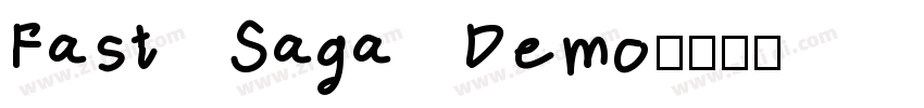 Fast Saga Demo字体转换